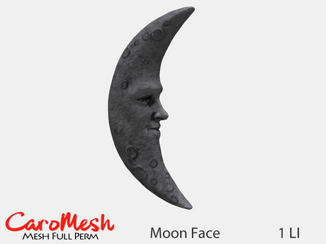Second Life Marketplace - Caro Mesh Full Perm * Moon Face -unpacker